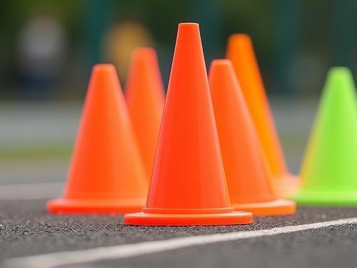 Conos y material de entrenamiento deportivo